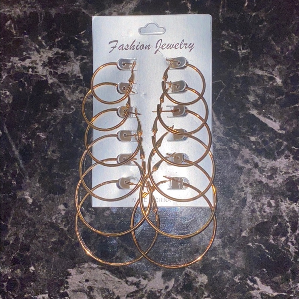 Pack of Hoop Earrings